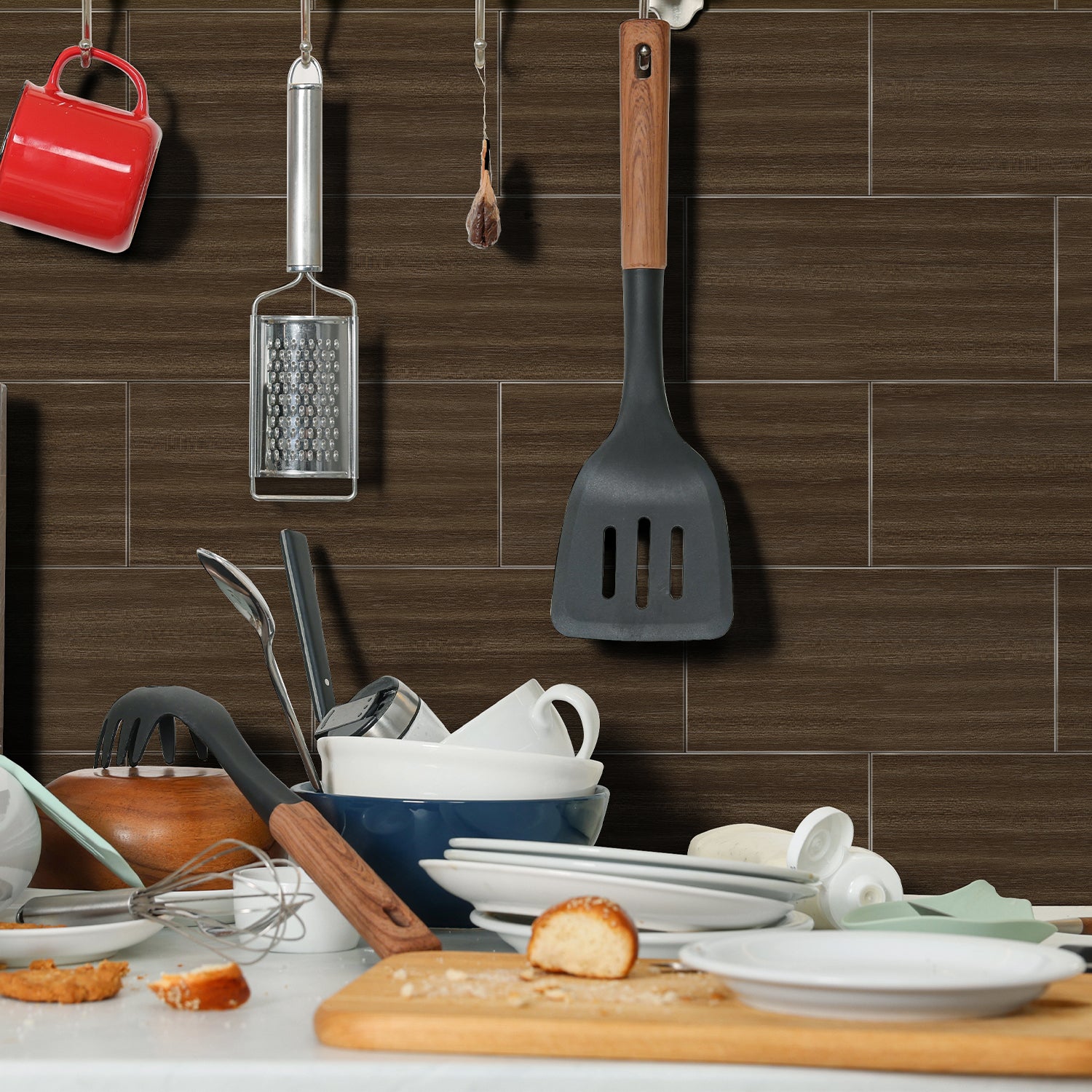 Oil-Proof Luxury Walnut  Wood Wallpapers Oil-Proof Luxury Walnut  Wood Wallpapers