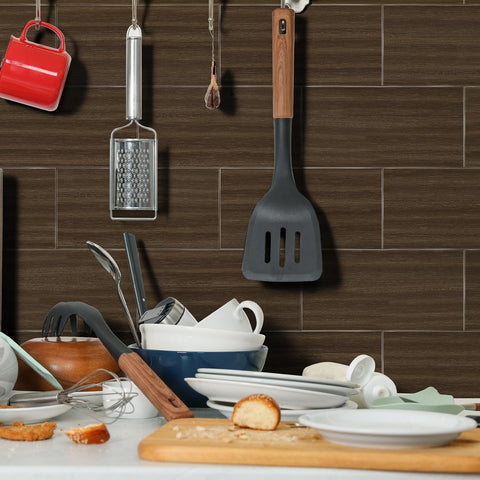 Oil-Proof Luxury Walnut  Wood Wallpapers Oil-Proof Luxury Walnut  Wood Wallpapers