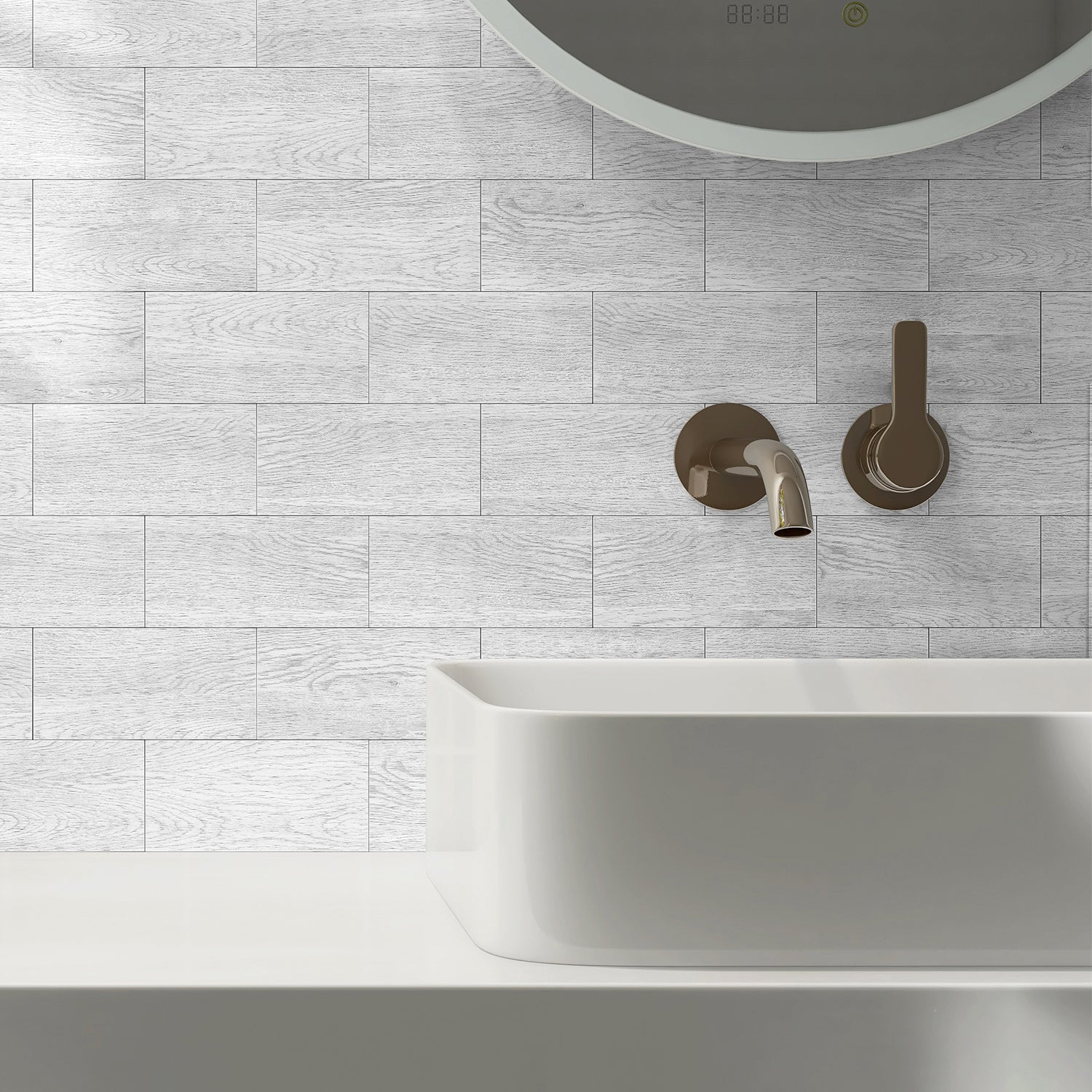 Durable Light Grey Wood Grain Wallpaper for Kitchen Remodeling Durable Light Grey Wood Grain Wallpaper for Kitchen Remodeling