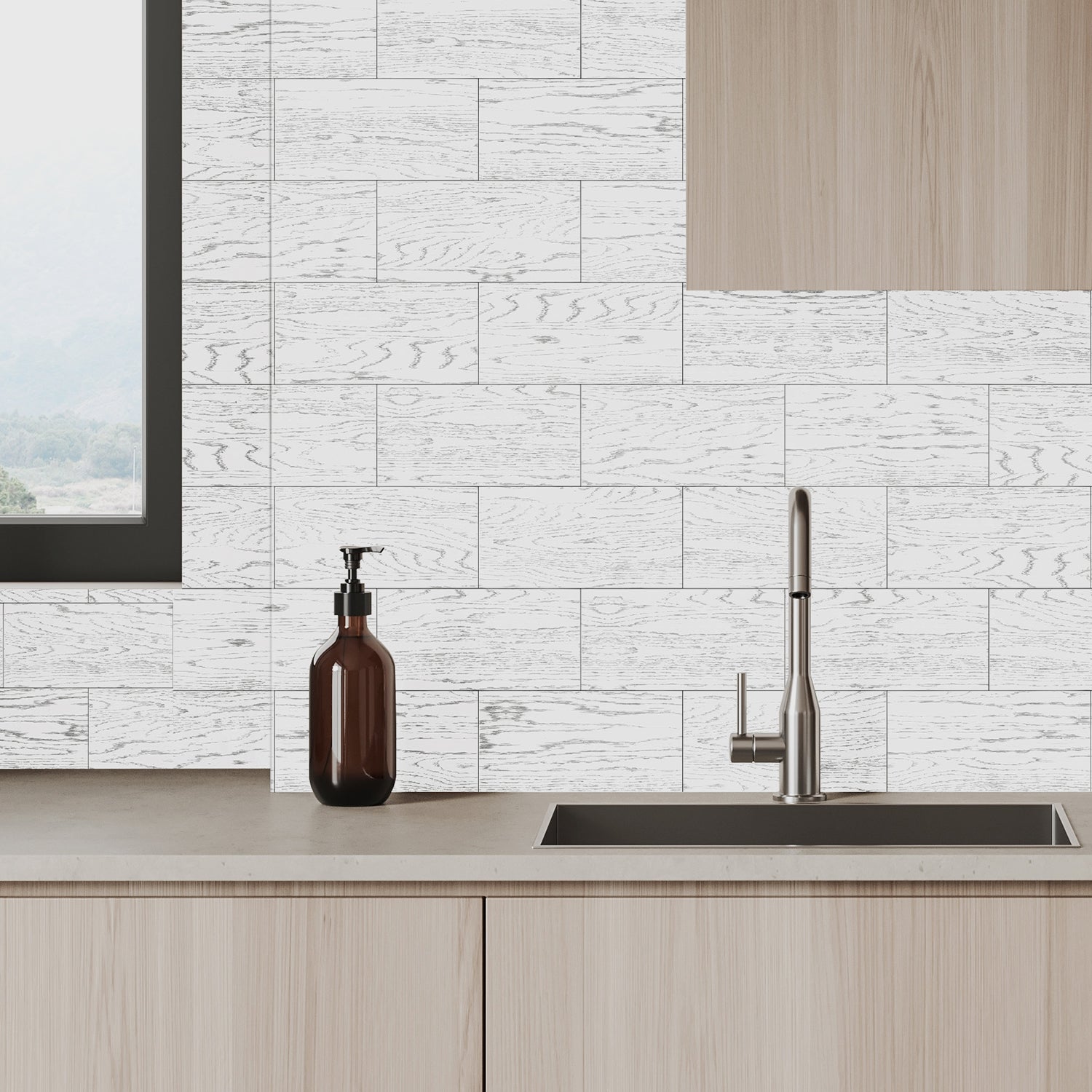 White Wood Texture Wallpaper for Bathroom White Wood Texture Wallpaper for Bathroom