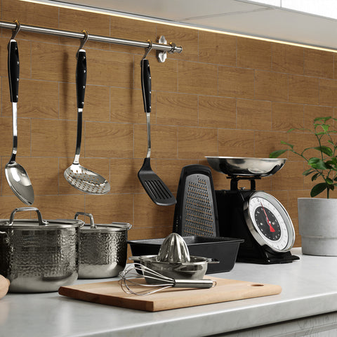 Classic Maple Wood Like Wallpaper for Kitchen Remodeling Classic Maple Wood Like Wallpaper for Kitchen Remodeling