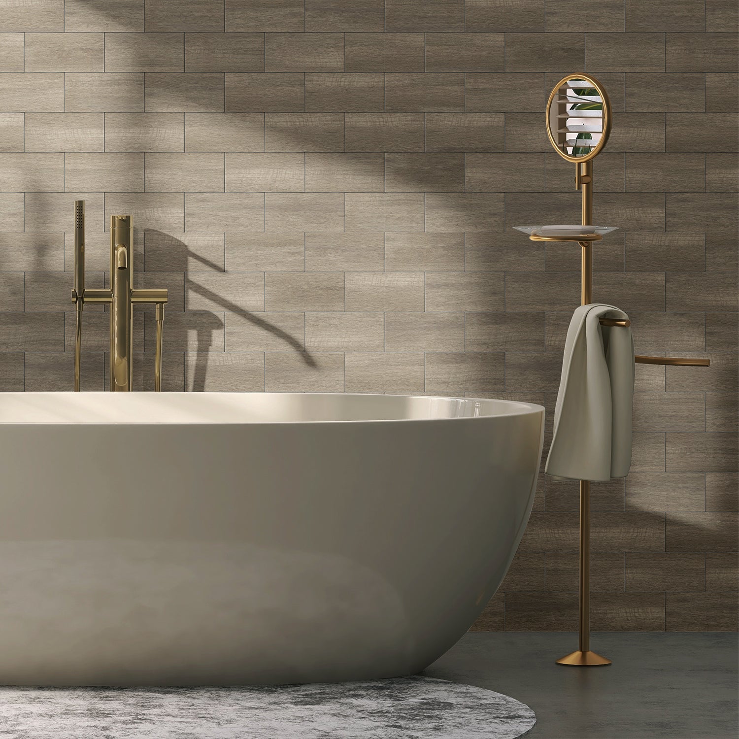 Waterproof Tea Brown Wallpaper Planks of Wood for Bathroom Wall Waterproof Tea Brown Wallpaper Planks of Wood for Bathroom Wall