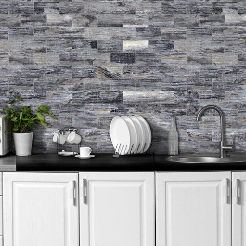 Frosted Stone Gray Rustic Wood Wallpaper for Kitchen Remodeling Frosted Stone Gray Rustic Wood Wallpaper for Kitchen Remodeling