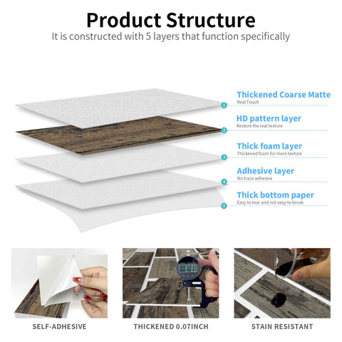 DIY PE Foam Tile Stickers Waterproof and Removable with Matte Texture Perfect for Kitchen Backsplash Bathroom Walls Stair Steps and Home Decoration DIY PE Foam Tile Stickers Waterproof and Removable with Matte Texture Perfect for Kitchen Backsplash Bathroom Walls Stair Steps and Home Decoration