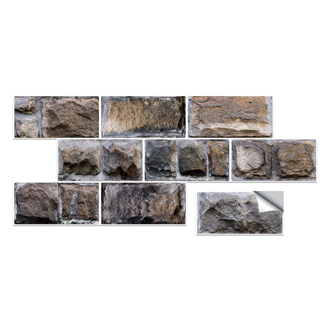 Dark Brown Splicing Marble Texture Floor Stickers Peel and Stick Dark Brown Splicing Marble Texture Floor Stickers Peel and Stick