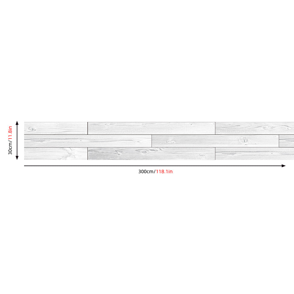 Dove Faux Wooden Slats Peel and Stick Vinyl Wallpaper Roll Size-12"×118" 30cm×300cm Dove Faux Wooden Slats Peel and Stick Vinyl Wallpaper Roll Size-12"×118" 30cm×300cm