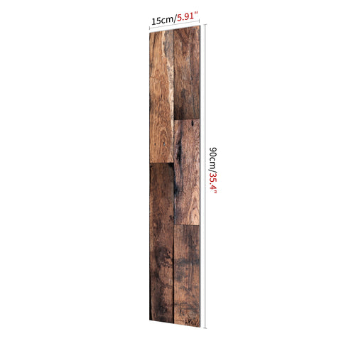 Dark Brown Oak Wood Looking Wallpaper Size-6"×35" 15cm×90cm Dark Brown Oak Wood Looking Wallpaper Size-6"×35" 15cm×90cm
