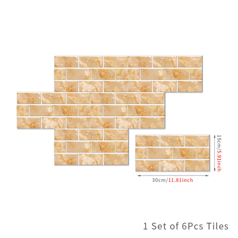 Light Yellow Marble Textured Floor Stickers Warm Peel and Stick 6pcs Light Yellow Marble Textured Floor Stickers Warm Peel and Stick 6pcs