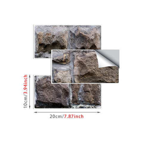 Dark Brown Splicing Marble Texture Floor Stickers Peel and Stick Dark Brown Splicing Marble Texture Floor Stickers Peel and Stick