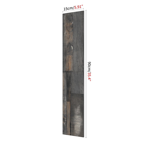 Industrial Gray and Brown Wood Effect Wallpaper Size-6"×35" 15cm×90cm Industrial Gray and Brown Wood Effect Wallpaper Size-6"×35" 15cm×90cm
