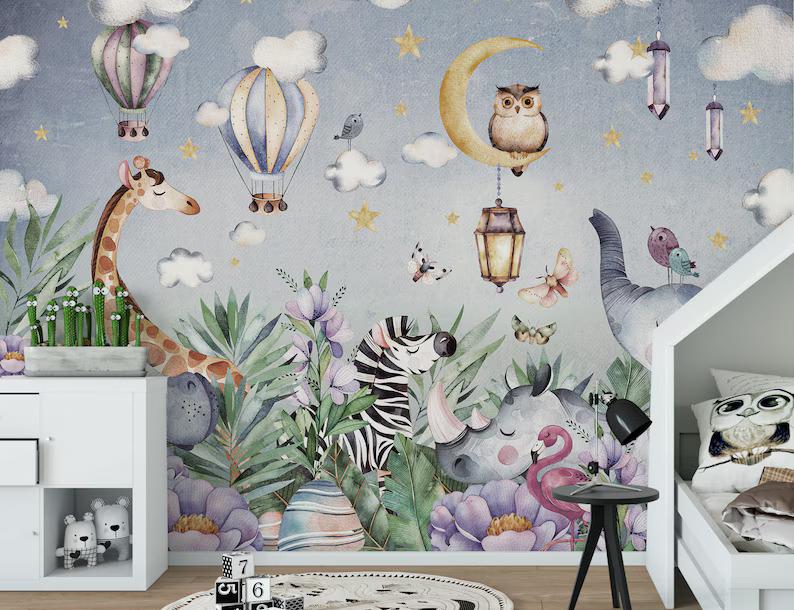 2024 Playroom Wallpaper Trends: From Natural Elements to Technology Themes