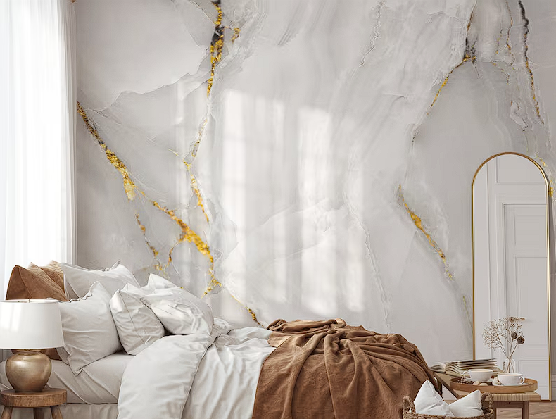 Bedroom Design Guide: How to Choose Metallic Wallpaper for a Stylish and Elegant Atmosphere