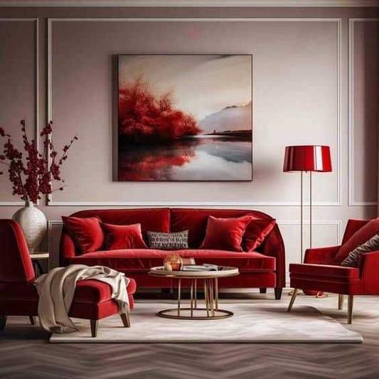 Vibrant Red Patterns: Transform Your Space with Bold Designs