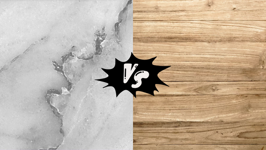 Choosing Your Living Room Wallpaper: a Style Comparison Guide to Marble and Woodgrain