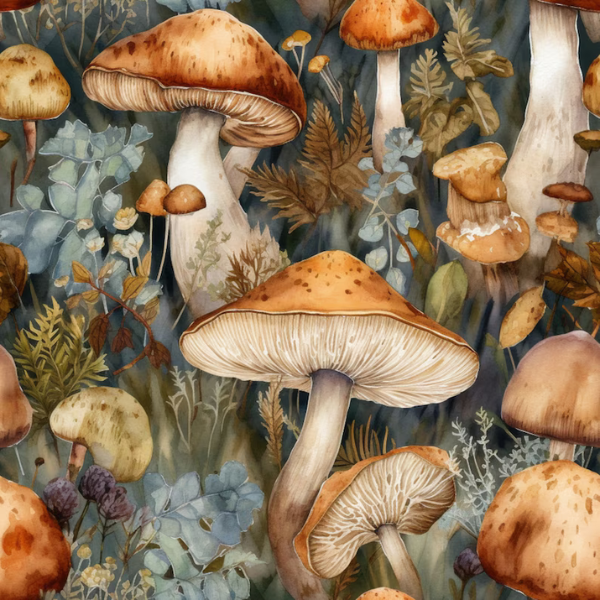 Cultural Evolution of the Mushroom Wallpaper: the Intersection of Nature and Vintage