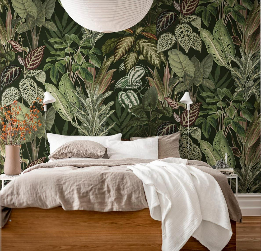 2025 Top Tropical Jungle Wallpaper for Bedroom Holiday Vibe