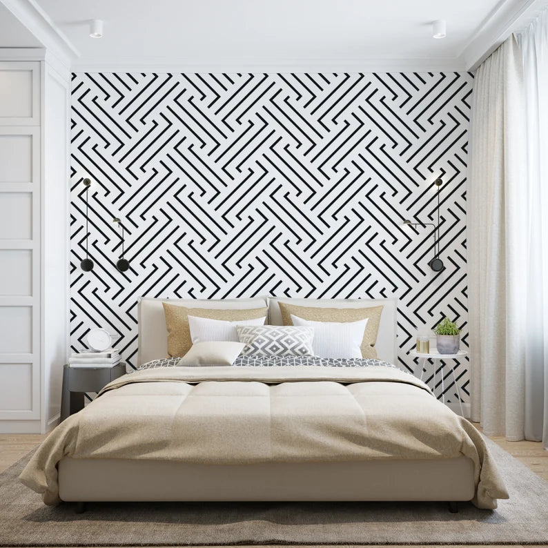 Black and White Wallpaper Bedroom with a Full Guide: the Perfect Blend of Simplicity and Hauteur