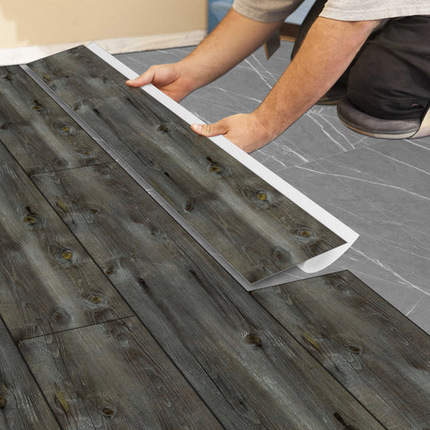 Dark Forest Ironwood Flooring Sticker