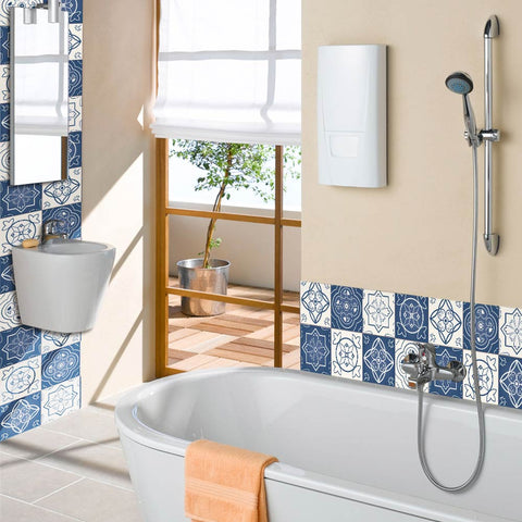 Blue and white classic - Mediterranean style tile stickers