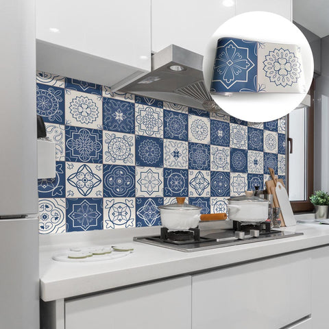 Blue and white classic - Mediterranean style tile stickers