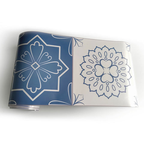 Blue and white classic - Mediterranean style tile stickers