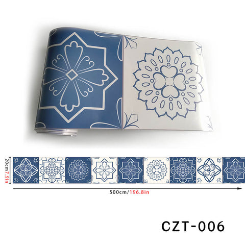 Blue and white classic - Mediterranean style tile stickers