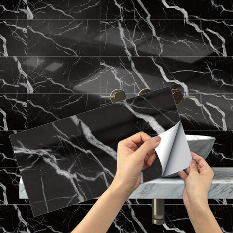 Waterproof Peel and Stick Floor Tile for Easy DIY Home Decor in Kitchens and Bathrooms