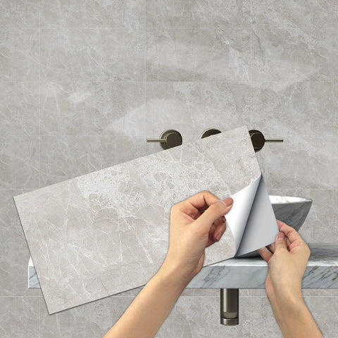 Waterproof Tile Stickers for Elegant Kitchen Backsplash and Durable Bathroom Walls