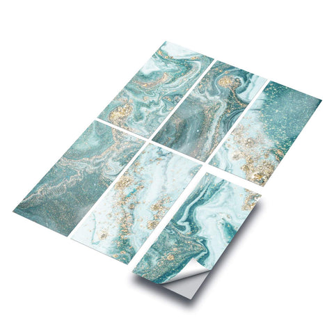 Vintage Stone Sticker for Kitchen Backsplash,Bathroom, and Home Decor,Easy to Install