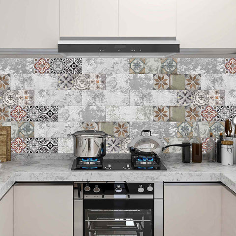 Heat-Insulating Adhesive Wall Tiles Elegant Frosted Design Waterproof and Perfect for Enhancing Kitchens Bathrooms and More