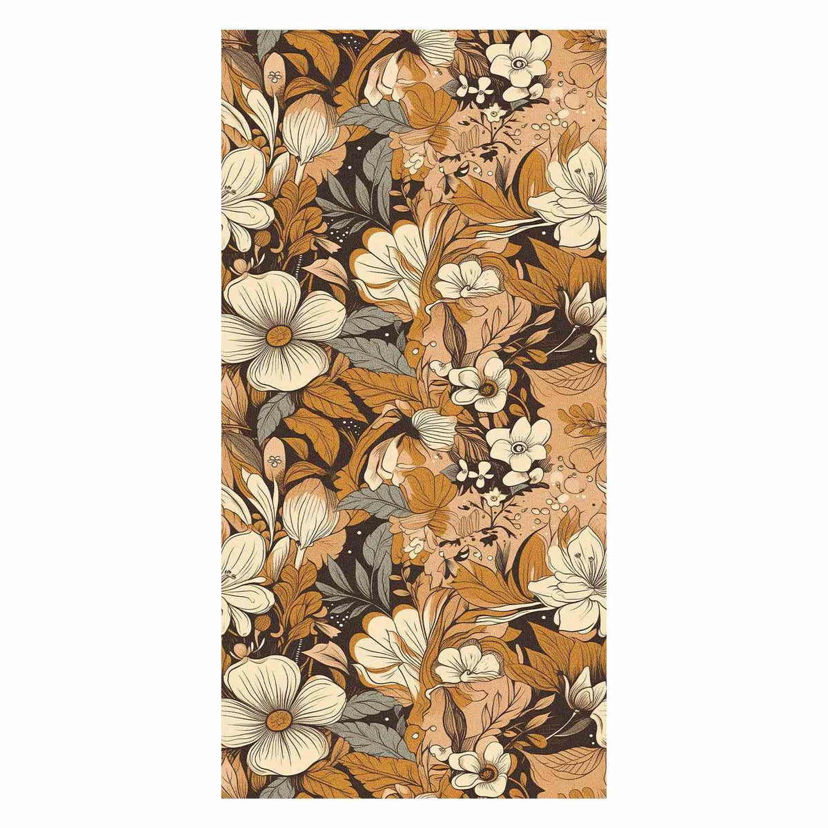 Vintage Floral Forest Wallpaper