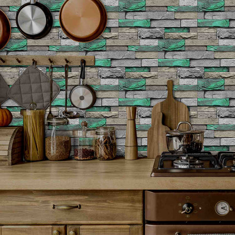 Elegant Peel and Stick Wall Tiles for Living Room, Bedroom, and Kitchen