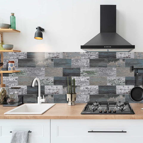 PE Foam Tile Stickers for Home Decoration Matte Texture Easy to Clean Self Adhesive Suitable for Kitchen Backsplash Bathroom Walls and Stair Steps