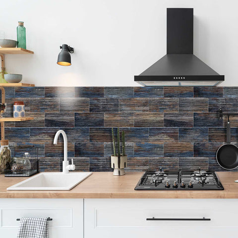 PE Foam Tile Stickers with Fashion Texture Waterproof Self Adhesive Easy to Clean Perfect for Kitchen Backsplash Bathroom Walls and Stair Steps