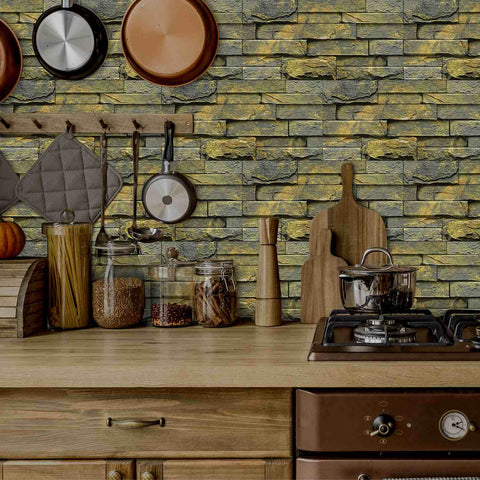 Flexible and Moisture Resistant Wall Stickers for Bathroom, Kitchen, and Stairs