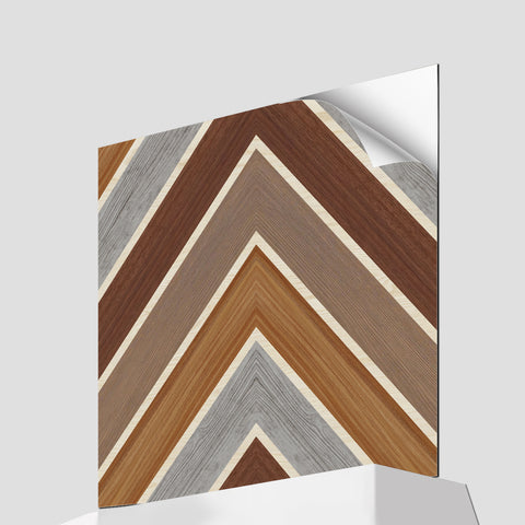 Multicolor Twill Wood Floor Wallpaper Display Drawing
