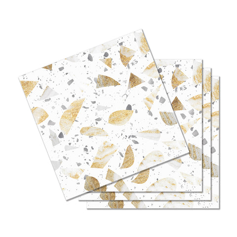 Gold Fragment Pattern Modern Tile Stickers