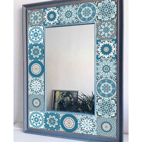 Blue Medallion Creative tile stickers