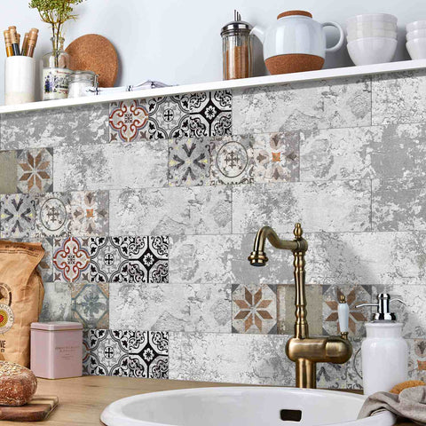 Heat-Insulating Adhesive Wall Tiles Elegant Frosted Design Waterproof and Perfect for Enhancing Kitchens Bathrooms and More