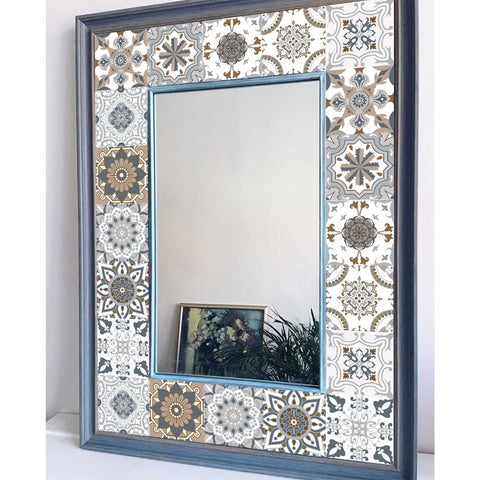 Grey Blossom Creative tile stickers