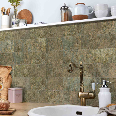 Transform Your Kitchen with Easy-to-Clean European PE Ceramic Tile Stickers