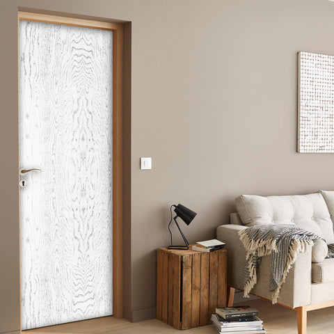 Whitewashed Oak Grain Wallpaper