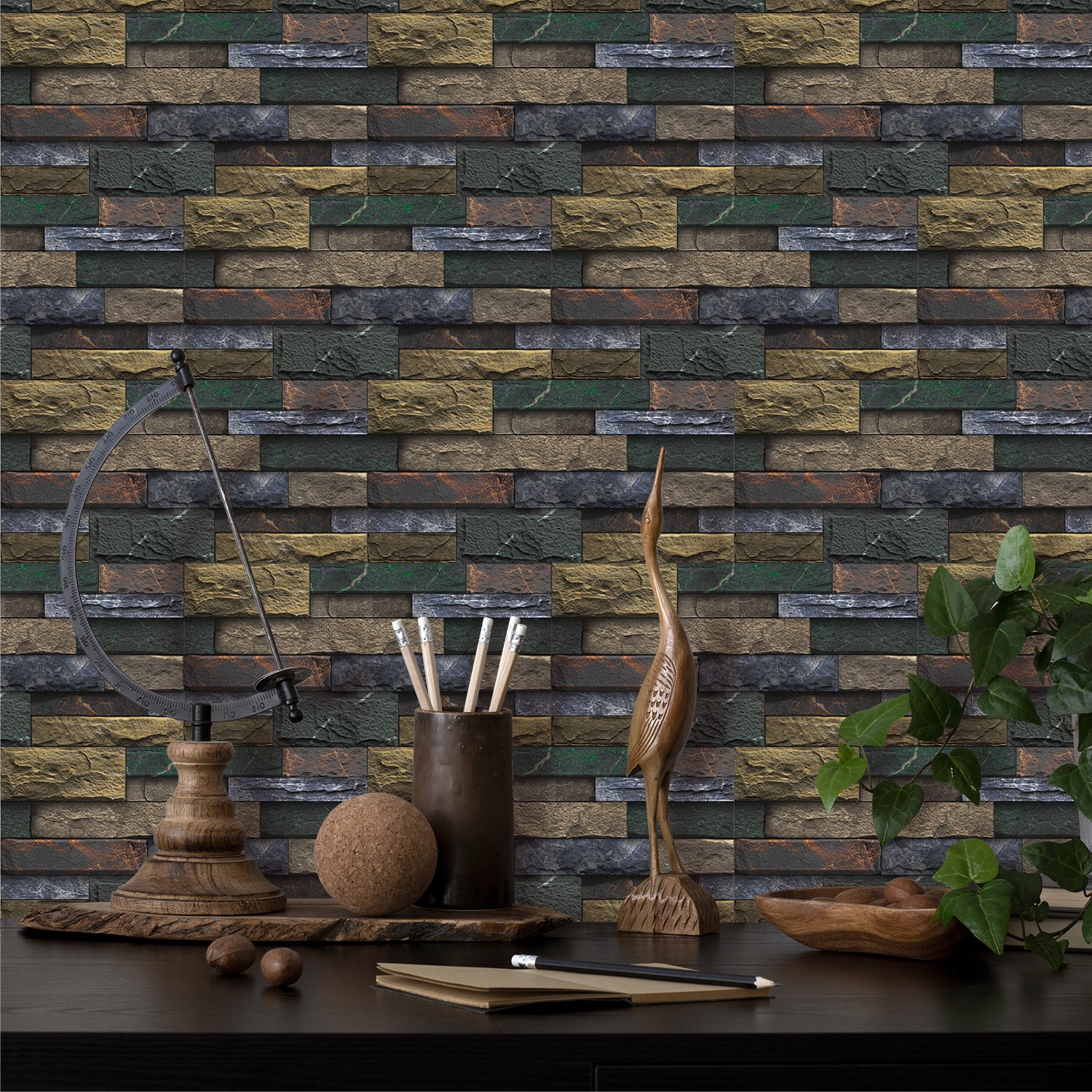 Brown and Black Stone Wallpaper 