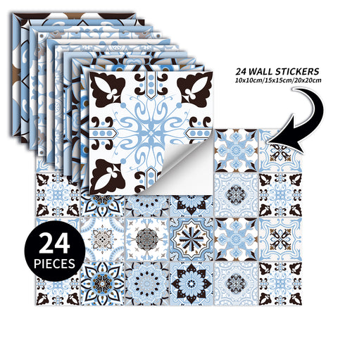 Blue and white elegant tiles: add tranquil beauty to the space