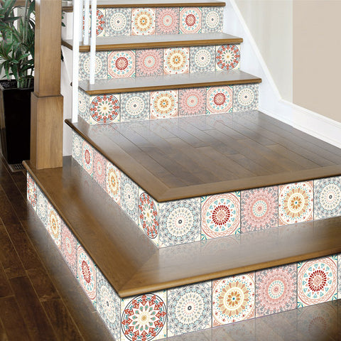 Romantic Mandala: The Artistic Beauty of Tile Stickers