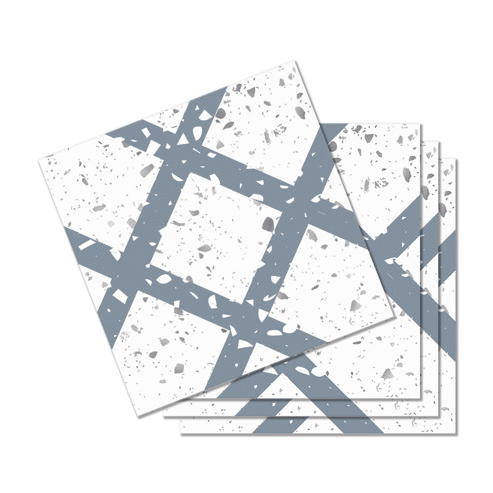 Elegant Terrazzo Grid Pattern Ceramic Tile Decal