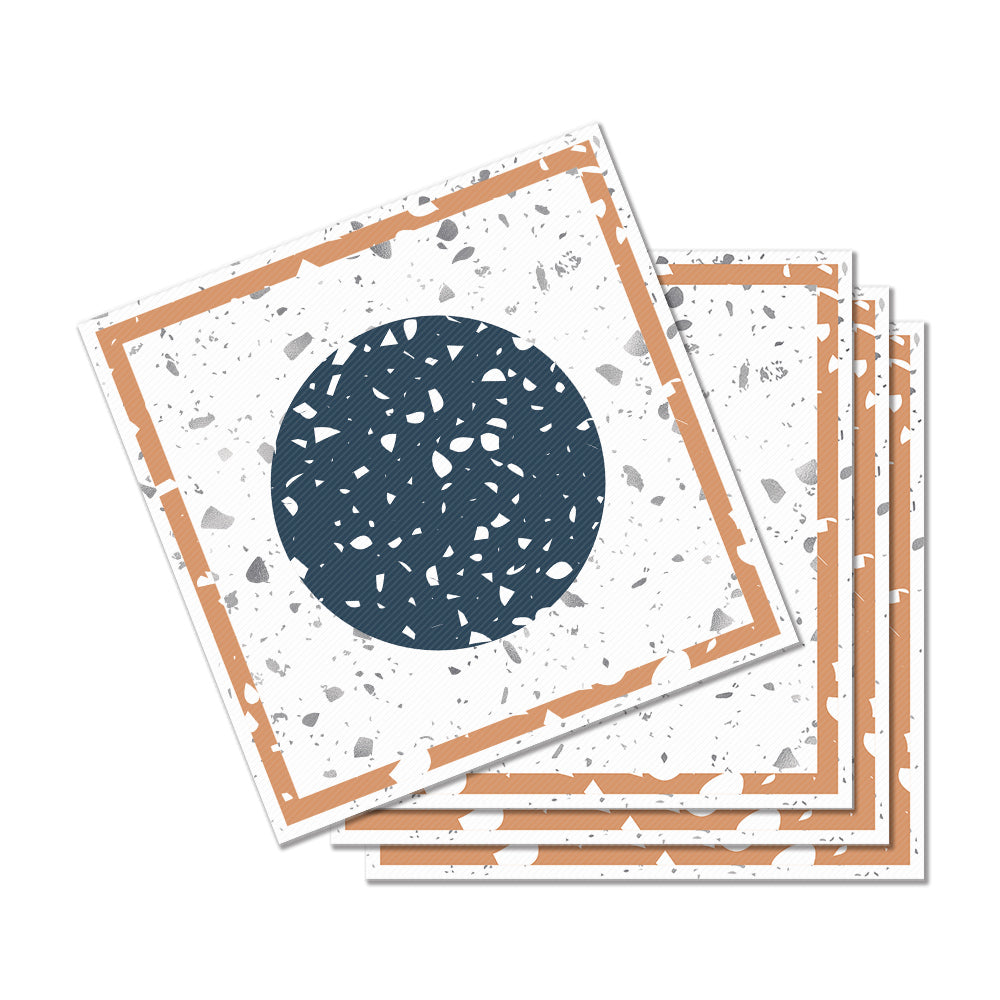 Terrazzo Style Blue Circle Tile Decal