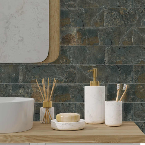 Elegant Waterproof Wall Tiles Self-Adhesive and Easy to Clean Perfect for Kitchens Bathrooms and Stylish Home Decoration