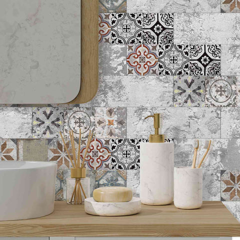 Heat-Insulating Adhesive Wall Tiles Elegant Frosted Design Waterproof and Perfect for Enhancing Kitchens Bathrooms and More