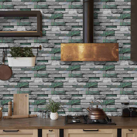 Waterproof Peel and Stick Floor Tiles for Home Decor, Kitchen, and Bathroom